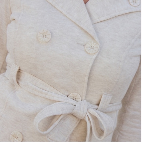 NWT Lined fleece pea coat - Picture 4 of 9